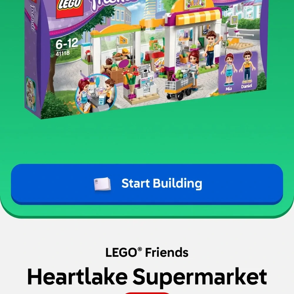 Retired LEGO® 41118 Friends Heartlake Supermarket